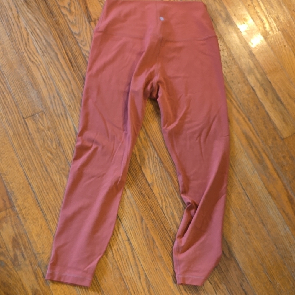 Burnt Orange Hey Nuts High-Waist Leggings with Performance Fabric L - Picture 3 of 3